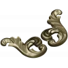 Rocaille acanthus ornament STL 3D model for CNC
