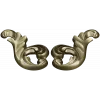 Rocaille acanthus ornament STL 3D model for CNC