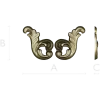 Rocaille acanthus ornament STL 3D model for CNC