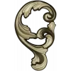 Rococo Acanthus Scroll - high-relief STL for CNC