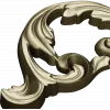 Rococo Acanthus Scroll - high-relief STL for CNC