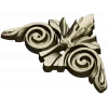 Acanthus Scroll Cartouche STL 3D Model for CNC
