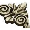 Acanthus Scroll Cartouche STL 3D Model for CNC