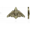 Acanthus Scroll Cartouche STL 3D Model for CNC