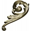 Acanthus Scroll Decorative STL Model for CNC