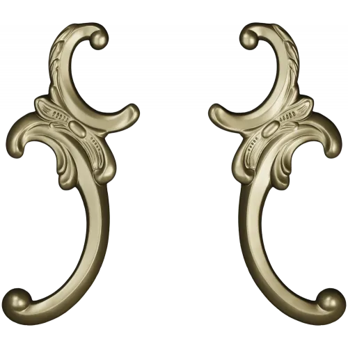 Baroque Corner Ornament STL for CNC