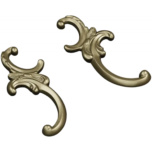Baroque Corner Ornament STL for CNC