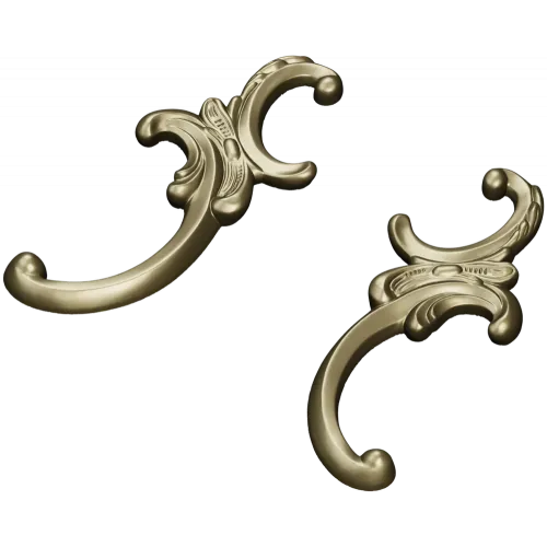 Baroque Corner Ornament STL for CNC