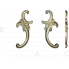 Baroque Corner Ornament STL for CNC