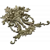 Ornate Floral Cartouche STL 3D Model for CNC Carving