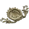 Rococo Cartouche STL 3D model for CNC carving