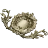 Rococo Cartouche STL 3D model for CNC carving