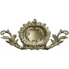 Rococo Cartouche STL 3D model for CNC carving