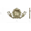 Rococo Cartouche STL 3D model for CNC carving
