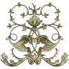 Rococo Cartouche Decorative Panel STL for CNC
