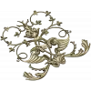 Rococo Cartouche Decorative Panel STL for CNC