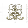 Rococo Cartouche Decorative Panel STL for CNC