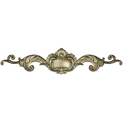 Baroque Cartouche Ornament STL 3D Model for CNC