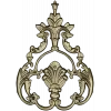 Baroque Acanthus Shell Cartouche - STL 3D model for CNC