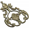Baroque Acanthus Shell Cartouche - STL 3D model for CNC