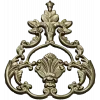 Baroque Acanthus Shell Cartouche - STL 3D model for CNC