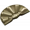 Semicircular Fan Rosette STL for CNC Milling