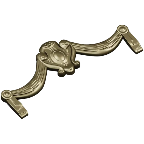 Baroque Swag Cartouche STL for CNC