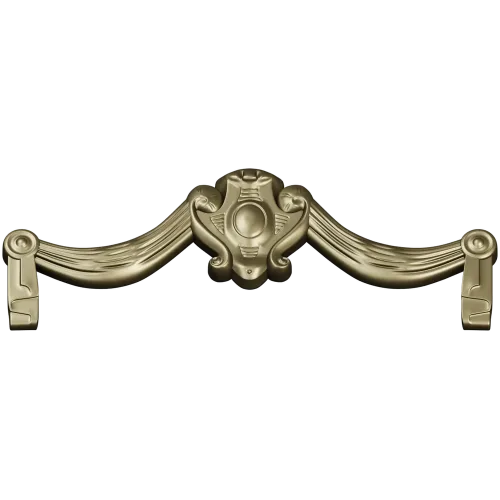 Baroque Swag Cartouche STL for CNC