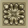 Sunburst Square Rosette - STL 3D model for CNC