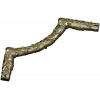 Laurel Ribbon Corner STL 3D model for CNC
