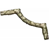 Laurel Ribbon Corner STL 3D model for CNC