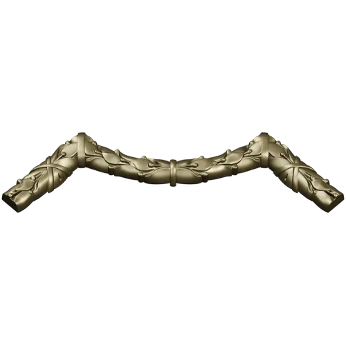 Laurel Ribbon Corner STL 3D model for CNC
