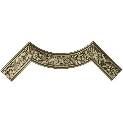 Regal Acanthus Corner - STL 3D model for CNC