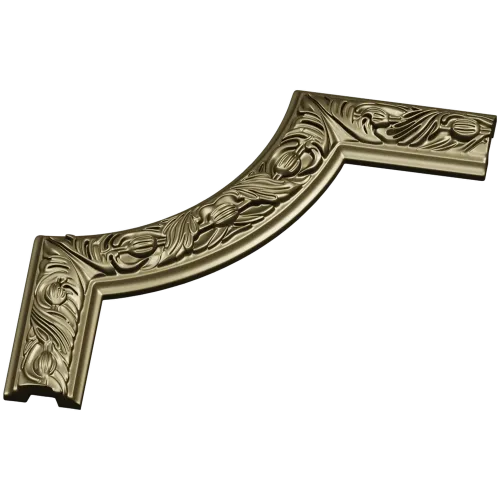 Regal Acanthus Corner - STL 3D model for CNC
