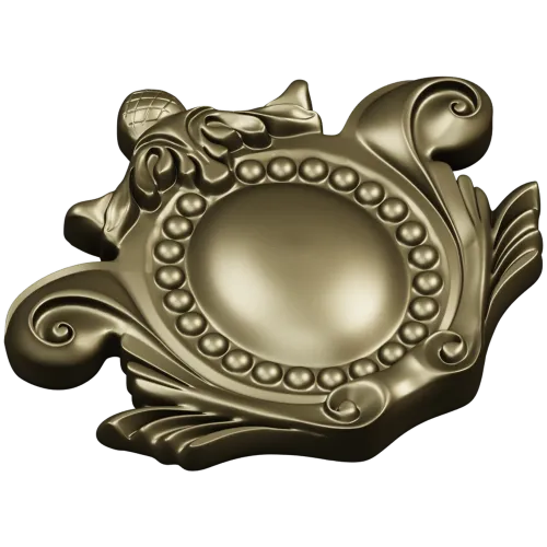 Baroque Medallion Cartouche