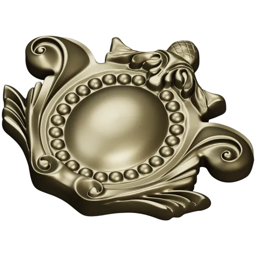 Baroque Medallion Cartouche