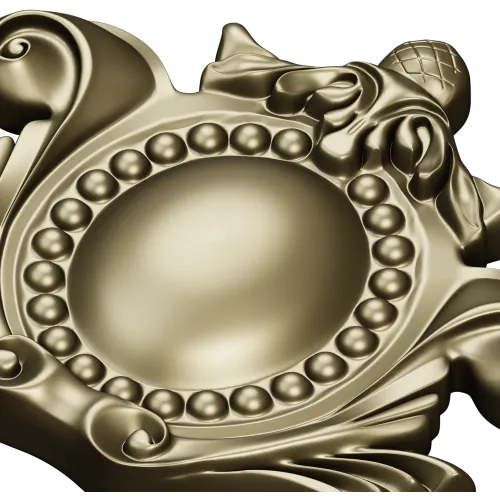 Baroque Medallion Cartouche