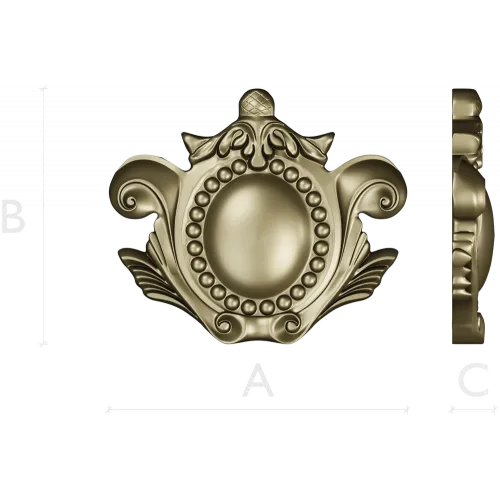 Baroque Medallion Cartouche