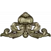 Ornate acanthus cartouche 3D model in STL for CNC carving