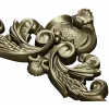 Ornate acanthus cartouche 3D model in STL for CNC carving