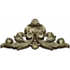 Ornate acanthus cartouche 3D model in STL for CNC carving