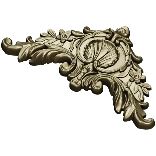 Картуш с раковиной - 3D модель STL для ЧПУ