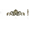 Rococo Rose Cartouche - STL 3D model for CNC