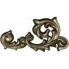 Acanthus Scroll Corner - STL 3D model for CNC