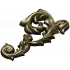 Acanthus Scroll Corner - STL 3D model for CNC
