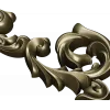 Acanthus Scroll Corner - STL 3D model for CNC