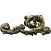 Acanthus Scroll Corner - STL 3D model for CNC