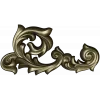 Baroque Acanthus Corner - STL 3D Model for CNC Milling