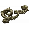 Baroque Acanthus Corner - STL 3D Model for CNC Milling
