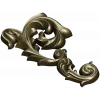 Baroque Acanthus Corner - STL 3D Model for CNC Milling